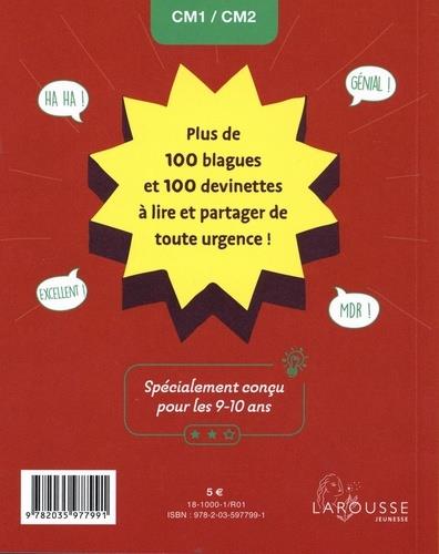 Quatrième de couverture de « Blagues et devinettes à connaître avant d'avoir 10 ans »