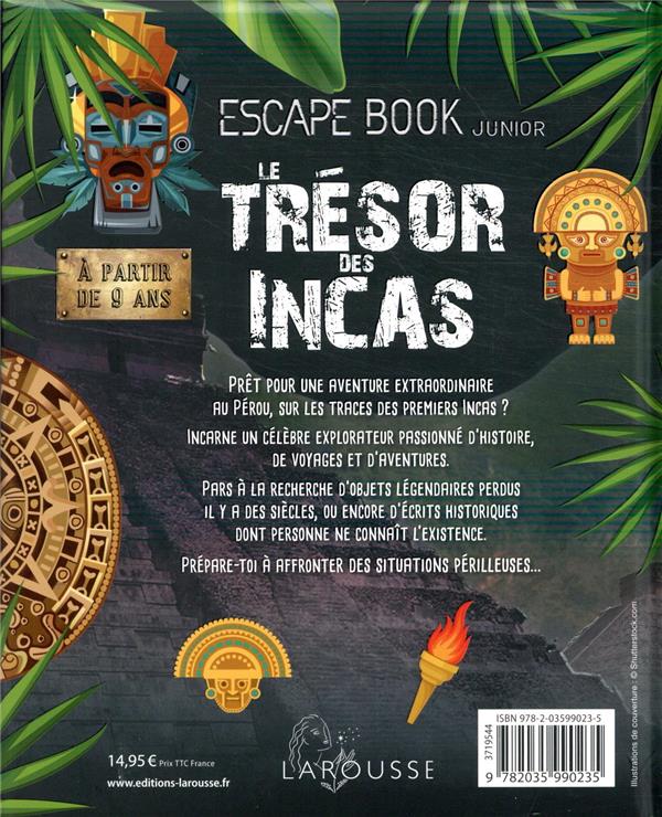 Quatrième de couverture de « Le trésor des Incas »