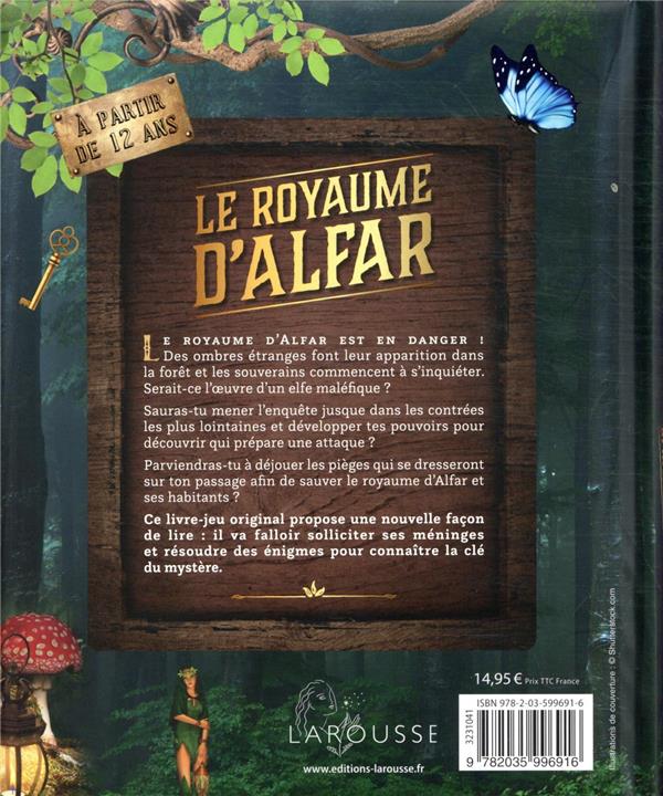 Quatrième de couverture de « Le royaume d'Alfar »