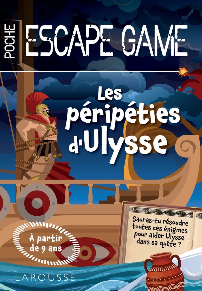 Couverture du livre « Les péripéties d'Ulysse » de Valérie Cluzel, librairie Les Contes Infusés à Corte