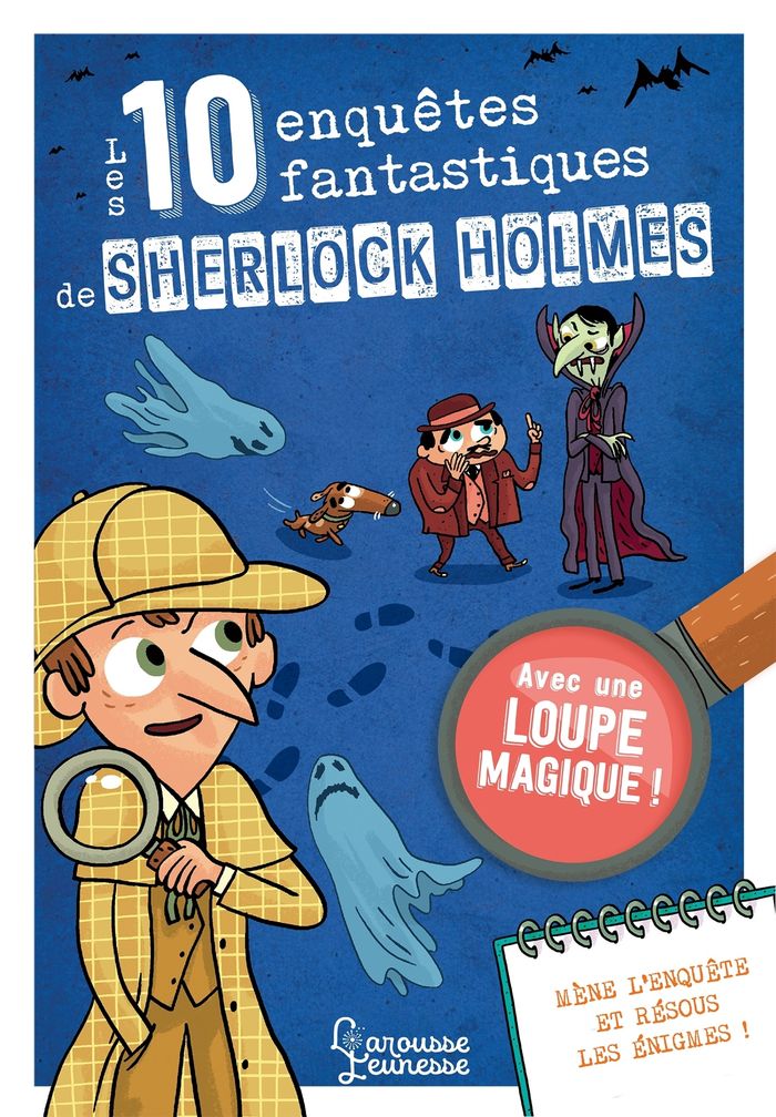 Couverture du livre « Les 10 enquêtes fantastiques de Sherlock Holmes » de Sandra Lebrun, librairie Les Contes Infusés à Corte
