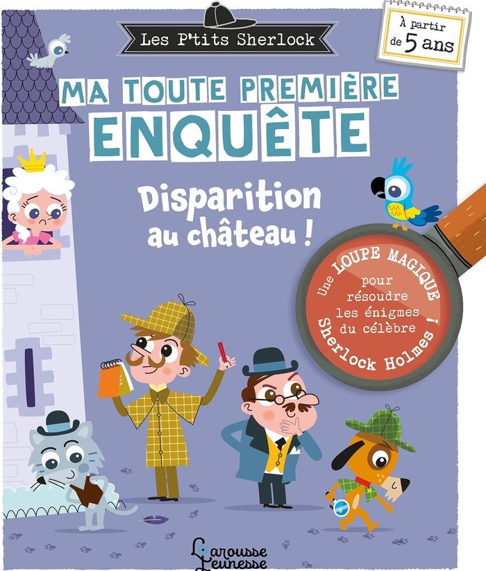 Couverture du livre « Disparition au château ! » de Sandra Lebrun, librairie Les Contes Infusés à Corte