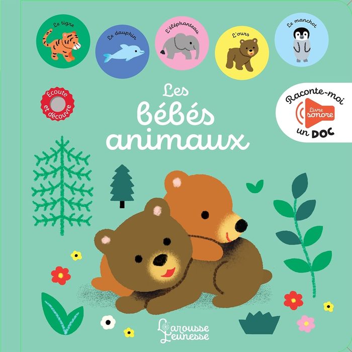 Couverture du livre « Les bébés animaux », librairie Les Contes Infusés à Corte