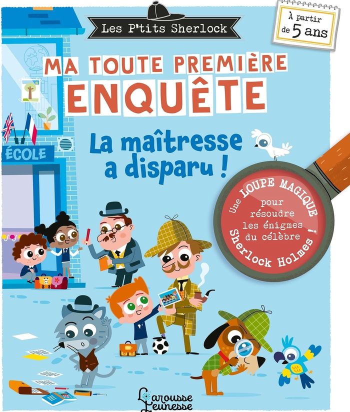 Couverture du livre « La maîtresse a disparu ! » de Sandra Lebrun, librairie Les Contes Infusés à Corte