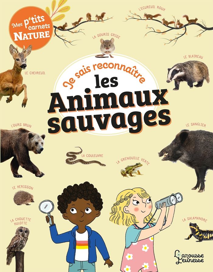 Couverture du livre « Je sais reconnaître les animaux sauvages » de Sandra Lebrun, librairie Les Contes Infusés à Corte