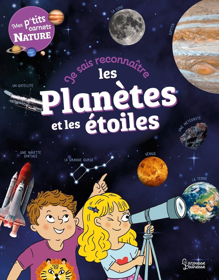 Couverture du livre « Je sais reconnaître les planètes et les étoiles » de Sandra Lebrun, librairie Les Contes Infusés à Corte