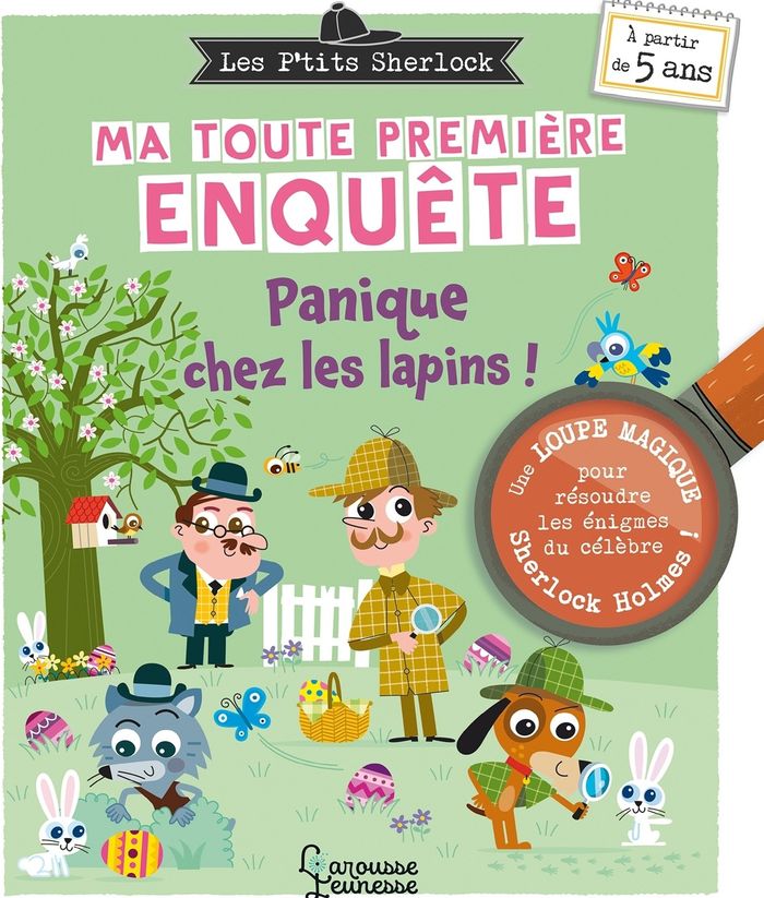 Couverture du livre « Panique chez les lapins ! » de Sandra Lebrun, librairie Les Contes Infusés à Corte