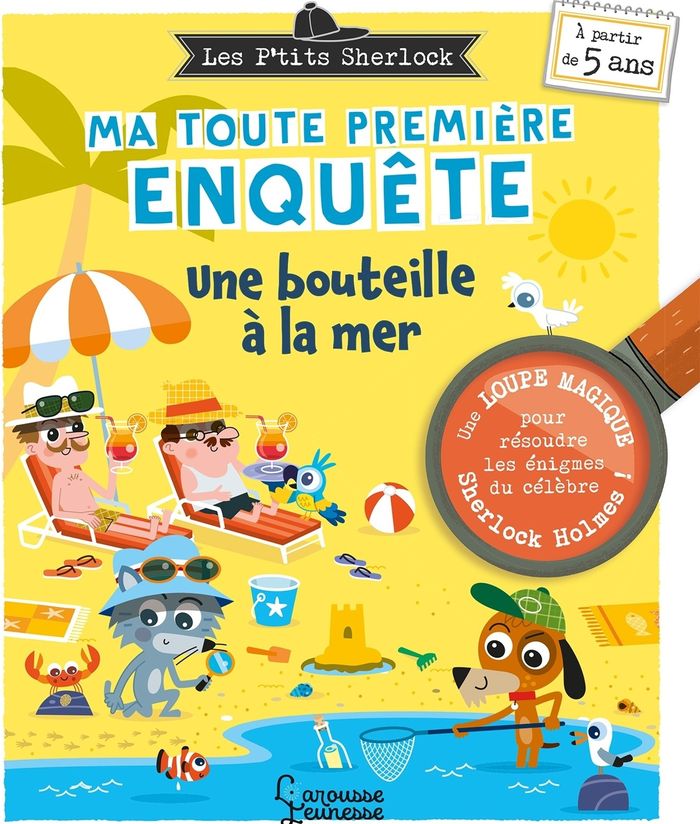 Couverture du livre « Une bouteille à la mer » de Sandra Lebrun, librairie Les Contes Infusés à Corte