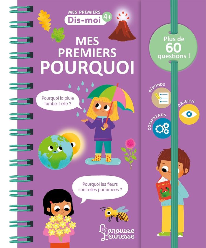 Couverture du livre « Mes premiers pourquoi : plus de 60 questions ! » de Sophie de Mullenheim, librairie Les Contes Infusés à Corte