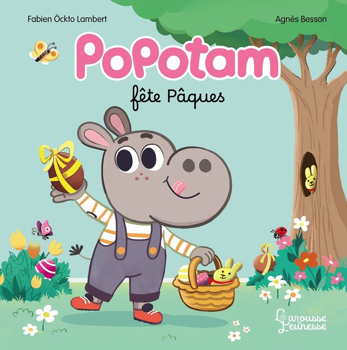 Couverture du livre « Popotam fête Pâques », librairie Les Contes Infusés à Corte