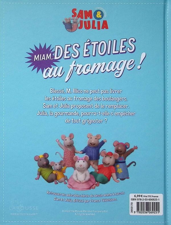 Quatrième de couverture de « Miam, des étoiles au fromage ! »