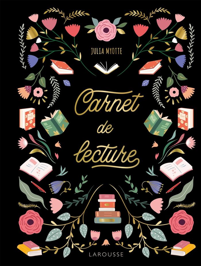 Couverture du livre « CARNET DE LECTURE » de Julia Myotte, librairie Les Contes Infusés à Corte