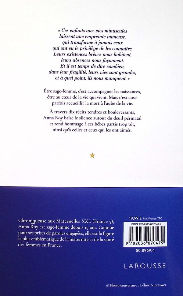 Quatrième de couverture de « Bercer les étoiles »