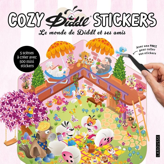 Couverture du livre « COZY STICKERS DIDDL » de Alain Boyer, librairie Les Contes Infusés à Corte
