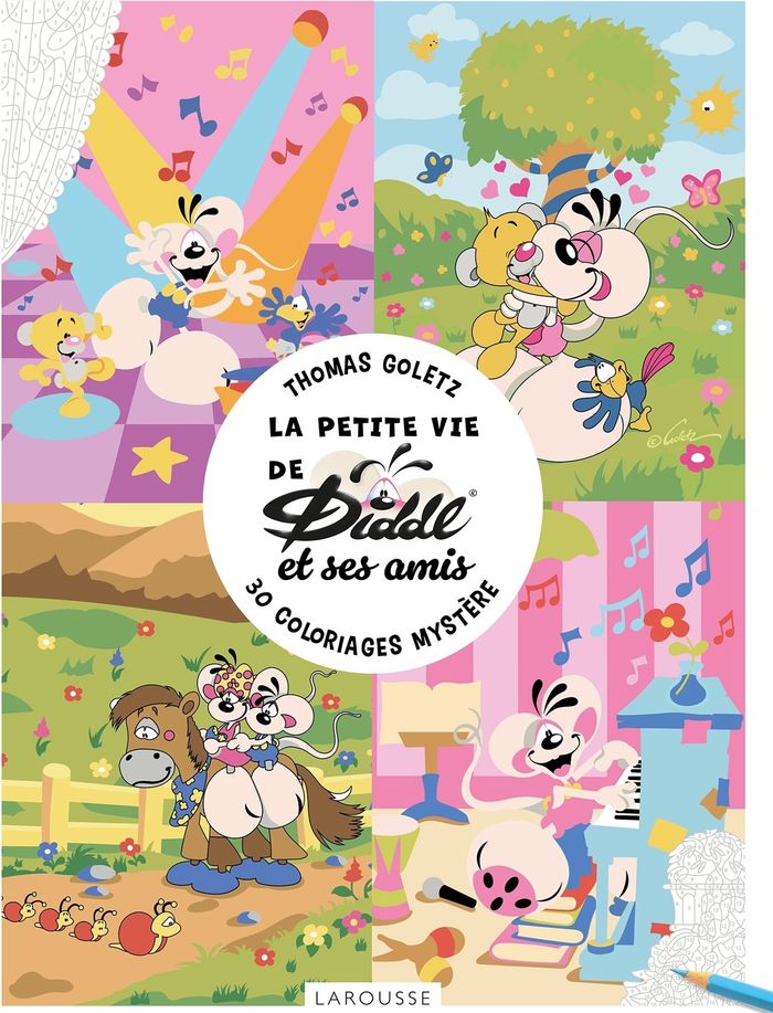 Couverture du livre « LA PETITE VIE DE DIDDL ET SES AMIS - COLO MYSTERE » de Xxx, librairie Les Contes Infusés à Corte