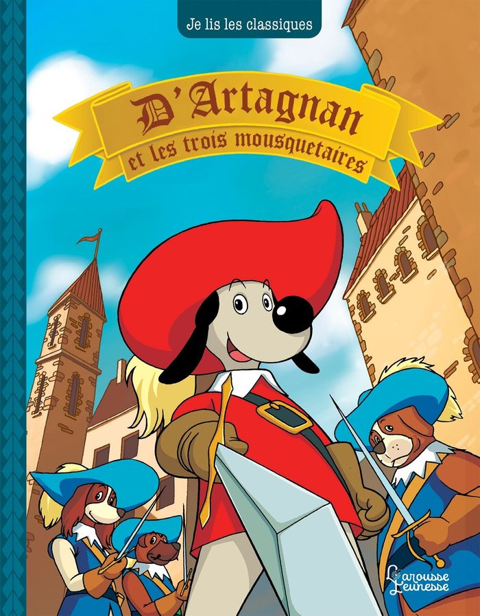 Couverture du livre « D'Artagnan et les trois mousquetaires », librairie Les Contes Infusés à Corte