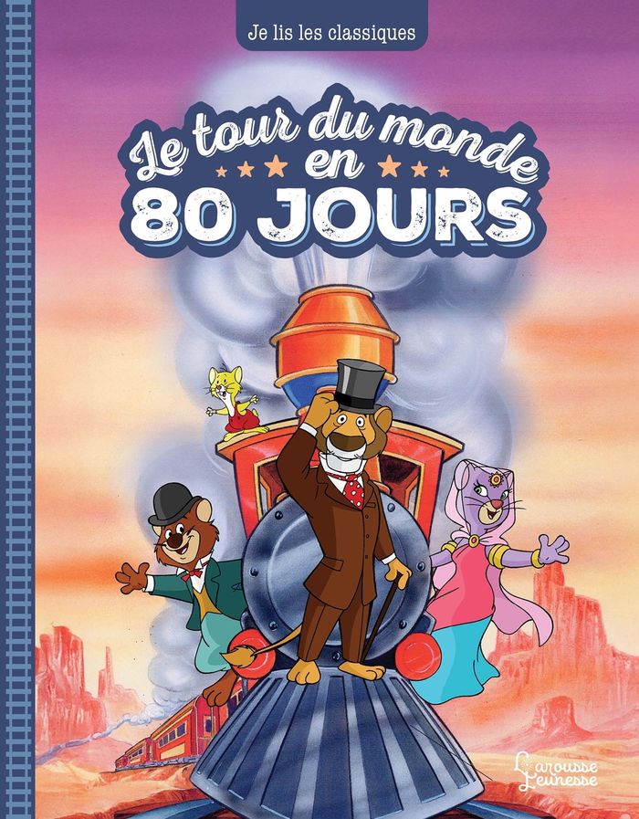 Couverture du livre « Le tour du monde en 80 jours » de Laureen Bouyssou, librairie Les Contes Infusés à Corte