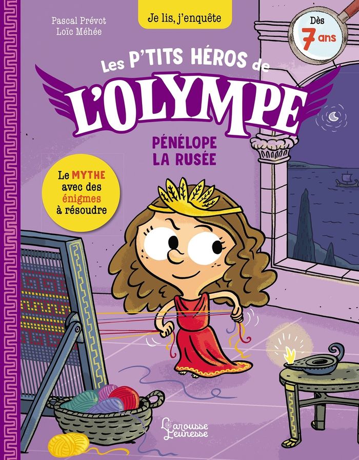 Couverture du livre « Pénélope la rusée » de Pascal Prévot, librairie Les Contes Infusés à Corte