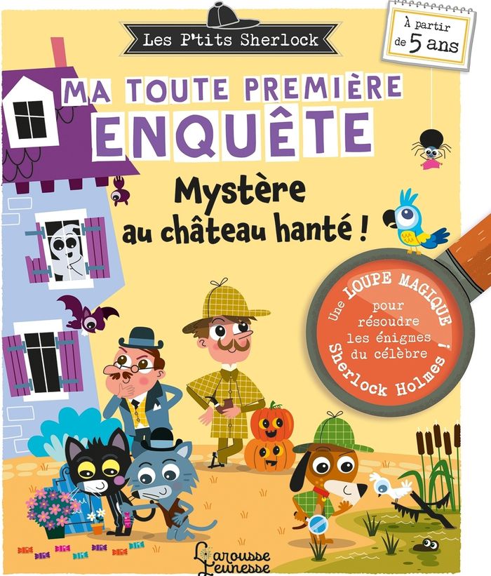 Couverture du livre « Mystère au château hanté ! » de Sandra Lebrun, librairie Les Contes Infusés à Corte