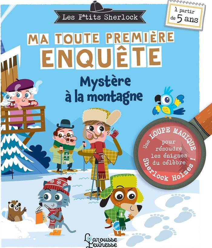Couverture du livre « Mystère à la montagne » de Sandra Lebrun, librairie Les Contes Infusés à Corte