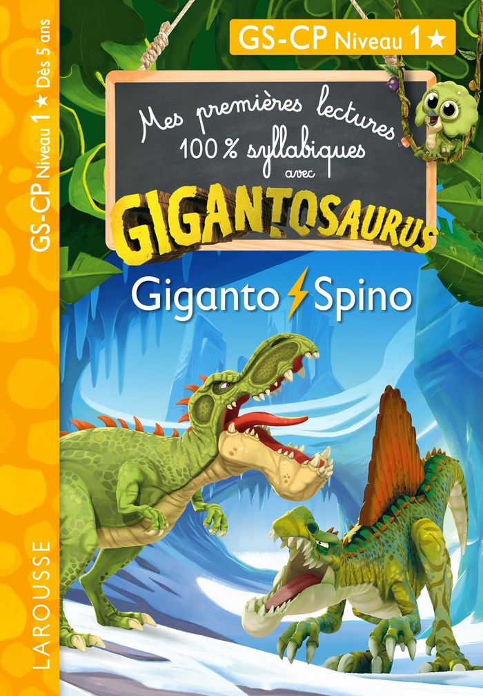 Couverture du livre « Giganto-Spino » de Aurélia Onyszko-Leclaire, librairie Les Contes Infusés à Corte