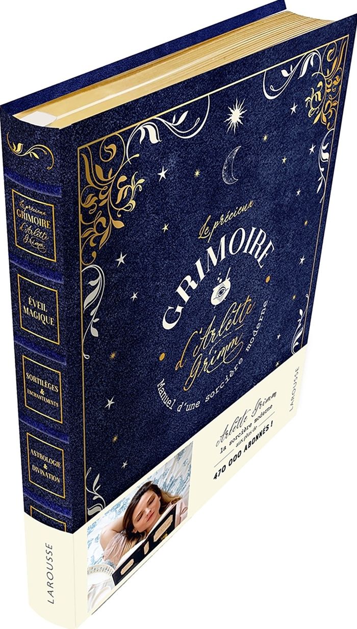 Couverture du livre « LE PRECIEUX GRIMOIRE D'ARLETTE GRIMM » de Arlette Grimm, librairie Les Contes Infusés à Corte