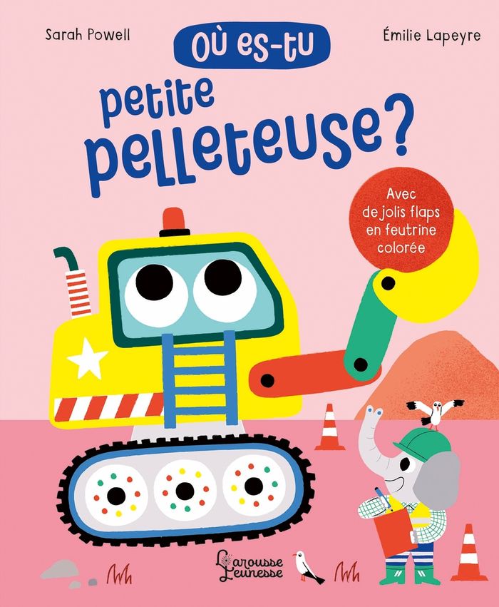 Couverture du livre « Où es-tu petite pelleteuse ? » de Sarah Powell, librairie Les Contes Infusés à Corte