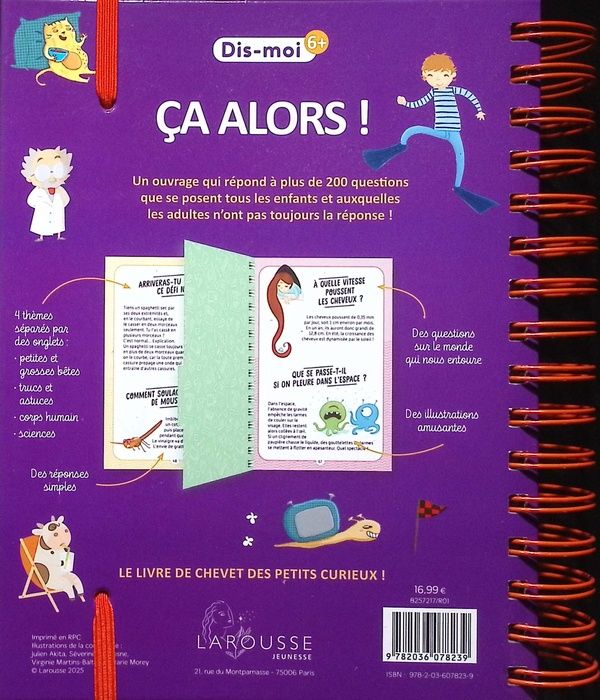 Quatrième de couverture de « Ça alors ! : plus de 200 questions !... »