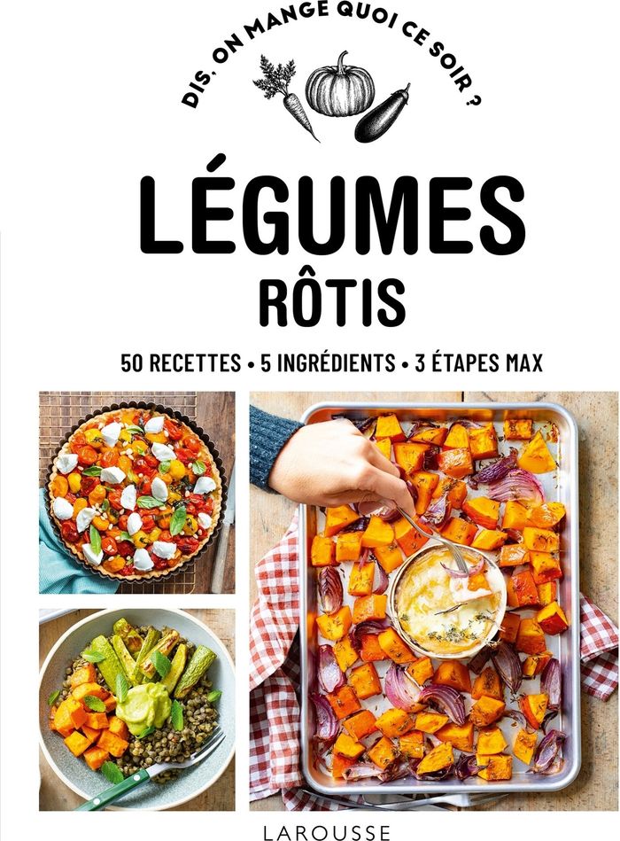 Couverture du livre « Légumes rôtis : 50 recettes, 5 ingrédients, 3 étapes maxi » de Collectif, librairie Les Contes Infusés à Corte