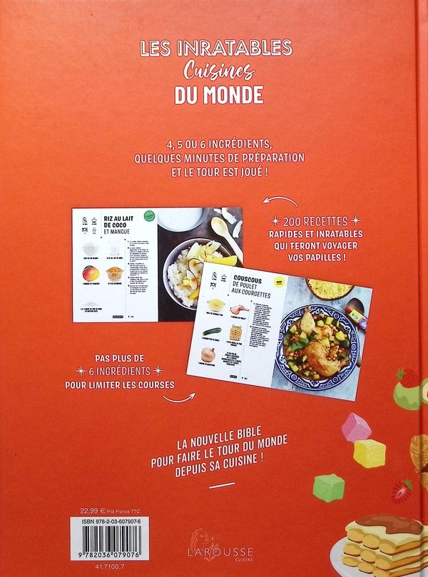 Quatrième de couverture de « Cuisines du monde »