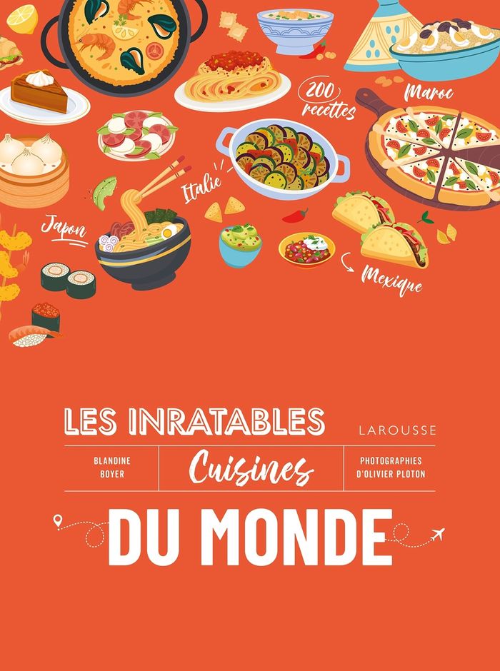 Couverture du livre « Cuisines du monde » de Blandine Boyer, librairie Les Contes Infusés à Corte