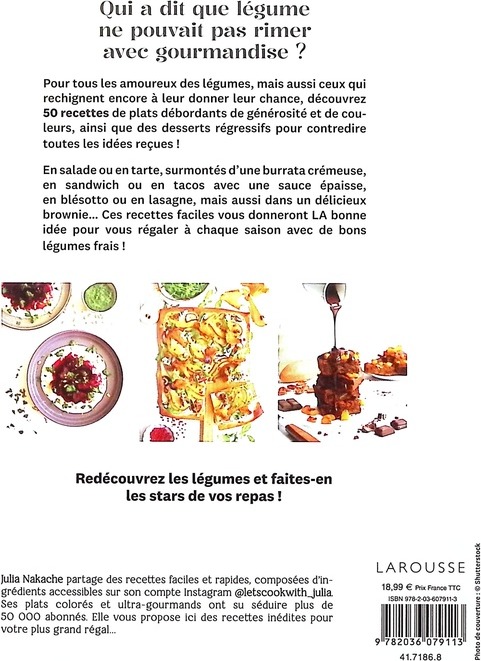 Quatrième de couverture de « Légum'addict »