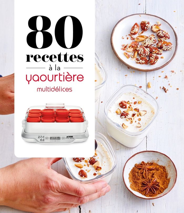 Couverture du livre « 80 recettes à la yaourtière Multidélices » de Collectif, librairie Les Contes Infusés à Corte