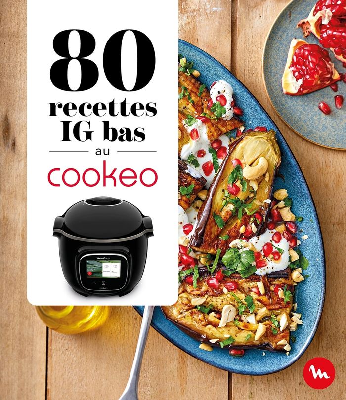 Couverture du livre « 80 recettes IG bas au Cookeo » de Collectif, librairie Les Contes Infusés à Corte