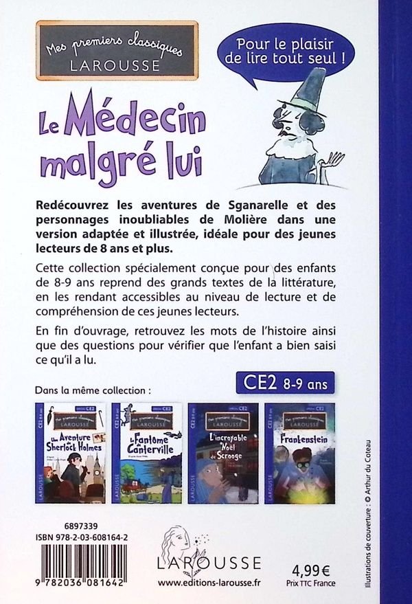 Quatrième de couverture de « Le médecin malgré lui »
