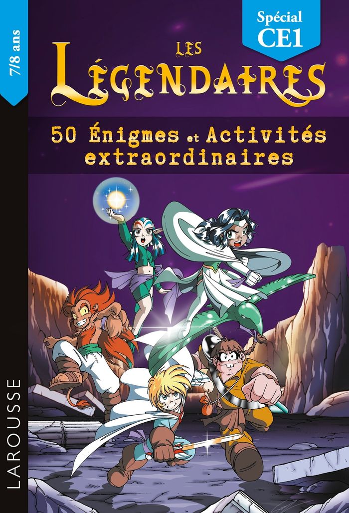 Couverture du livre « Les Légendaires : 50 énigmes et activités extraordinaires » de Aurore Meyer, librairie Les Contes Infusés à Corte
