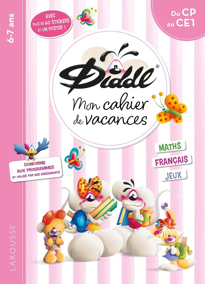 Couverture du livre « MON CAHIER DE VACANCES DIDDL - DU CP AU CE1 » de Aurore Meyer, librairie Les Contes Infusés à Corte