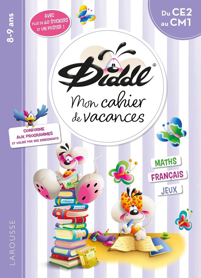 Couverture du livre « MON CAHIER DE VACANCES DIDDL - DU CE2 AU CM1 » de Aurore Meyer, librairie Les Contes Infusés à Corte