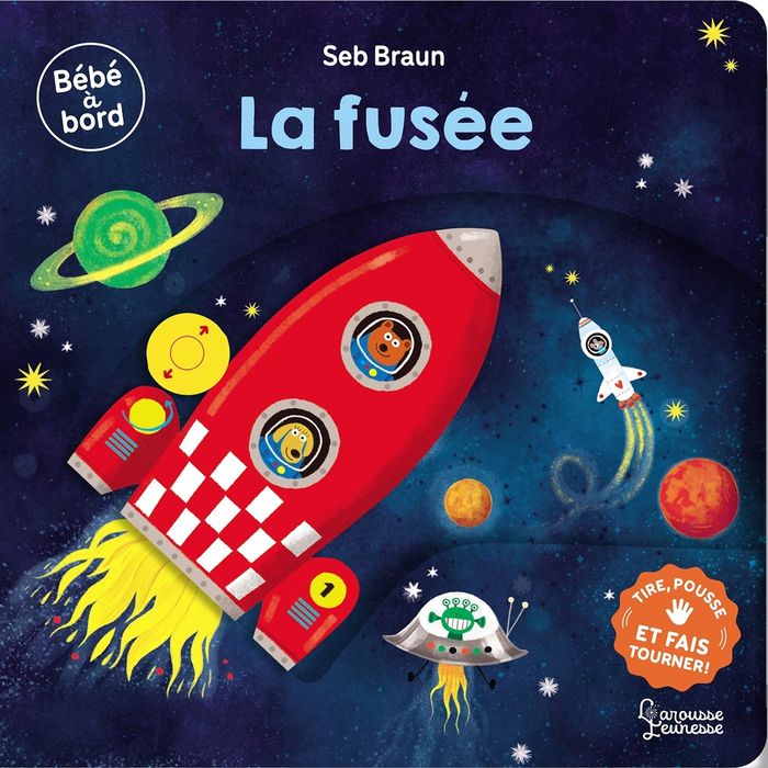 Couverture du livre « La fusée » de Sébastien Braun, librairie Les Contes Infusés à Corte