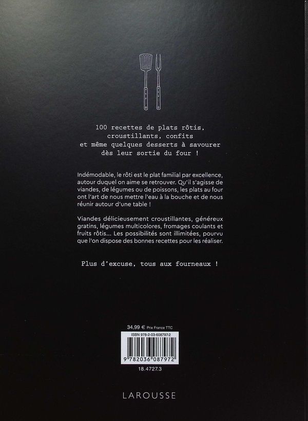 Quatrième de couverture de « Rôtisserie : ça dore, on adore »