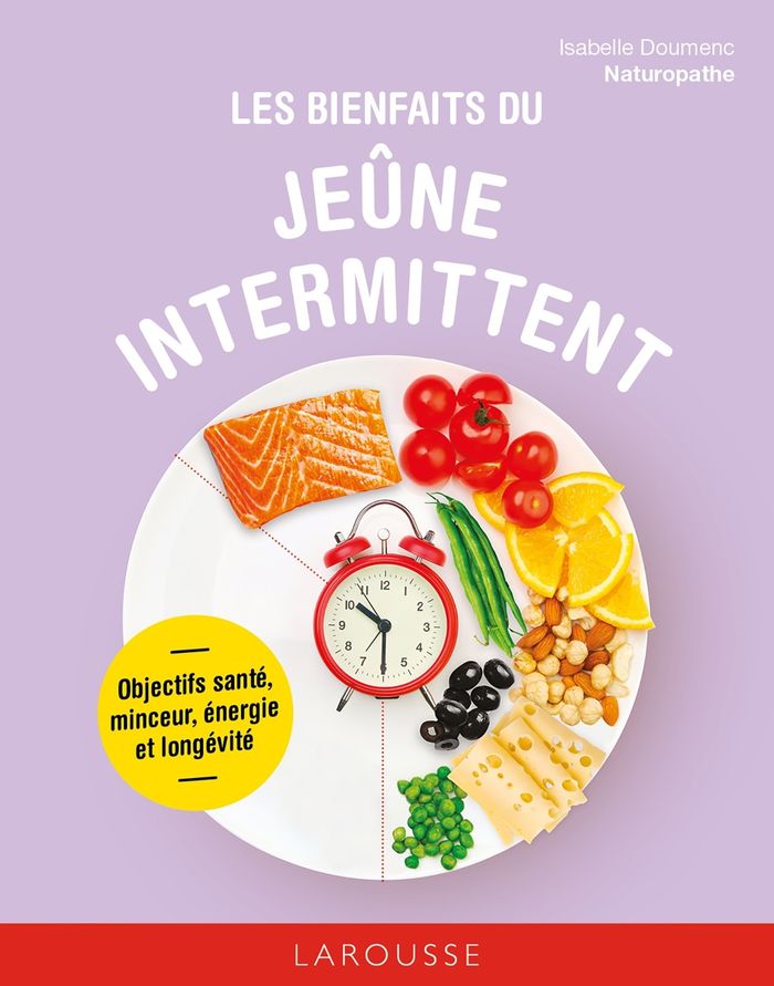Couverture du livre « Les bienfaits du jeûne intermittent » de Isabelle Doumenc, librairie Les Contes Infusés à Corte