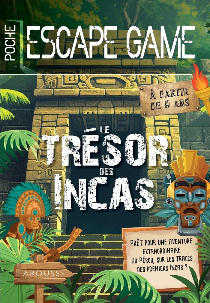 Couverture du livre « Le Trésor des Incas » de Valérie Cluzel, librairie Les Contes Infusés à Corte