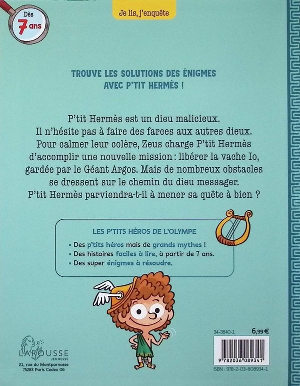Quatrième de couverture de « Hermès le malicieux »