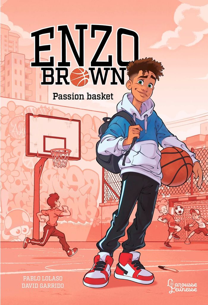 Couverture du livre « Enzo Brown : passion basket », librairie Les Contes Infusés à Corte