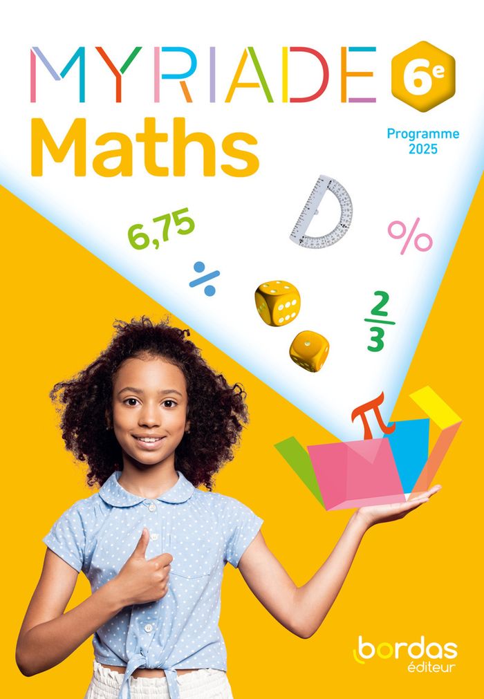 Couverture du livre « Maths 6e : programme 2025 » de Marc Boullis, librairie Les Contes Infusés à Corte