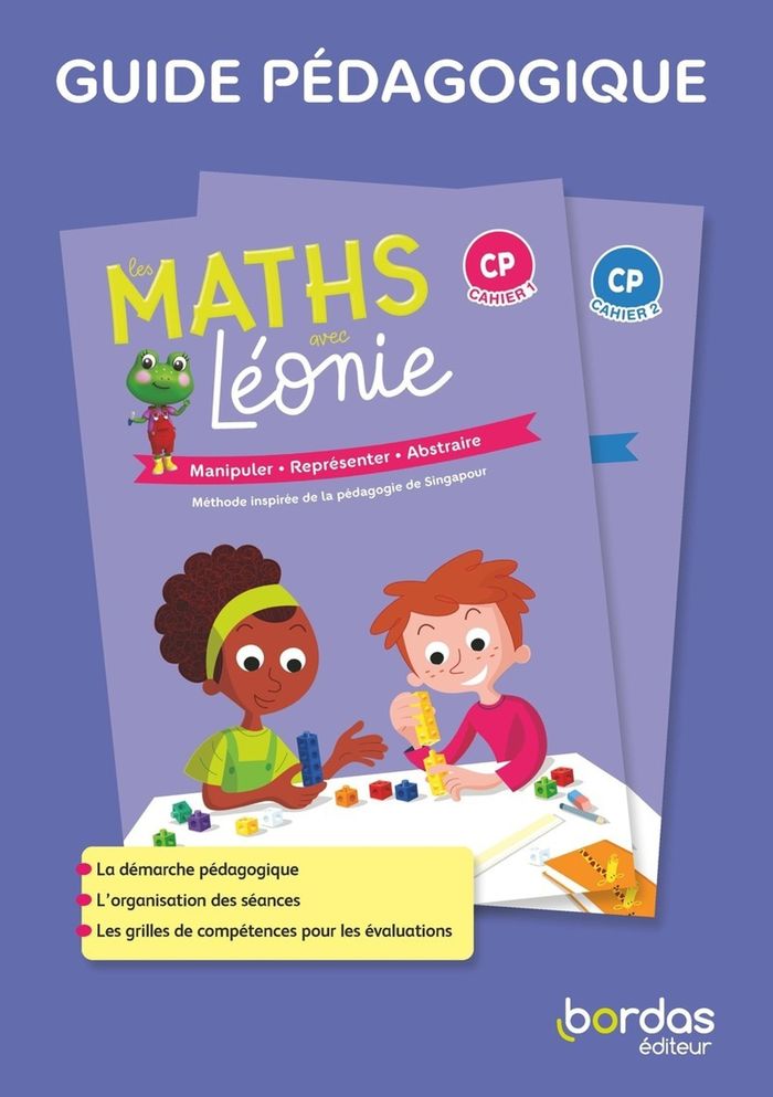 Couverture du livre « LES MATHS AVEC LEONIE - CP - 2024 - GUIDE PEDAGOGIQUE » de Chalard/mongibeaux, librairie Les Contes Infusés à Corte