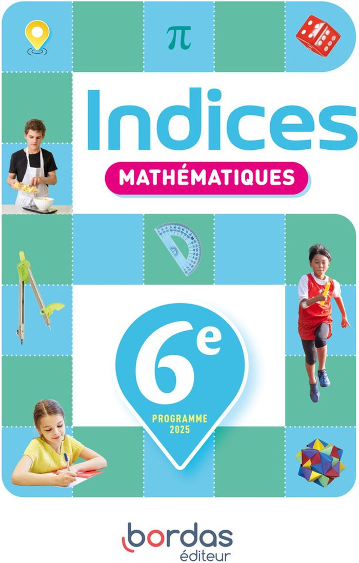Couverture du livre « Mathématiques, 6e » de Laurence Candille, librairie Les Contes Infusés à Corte