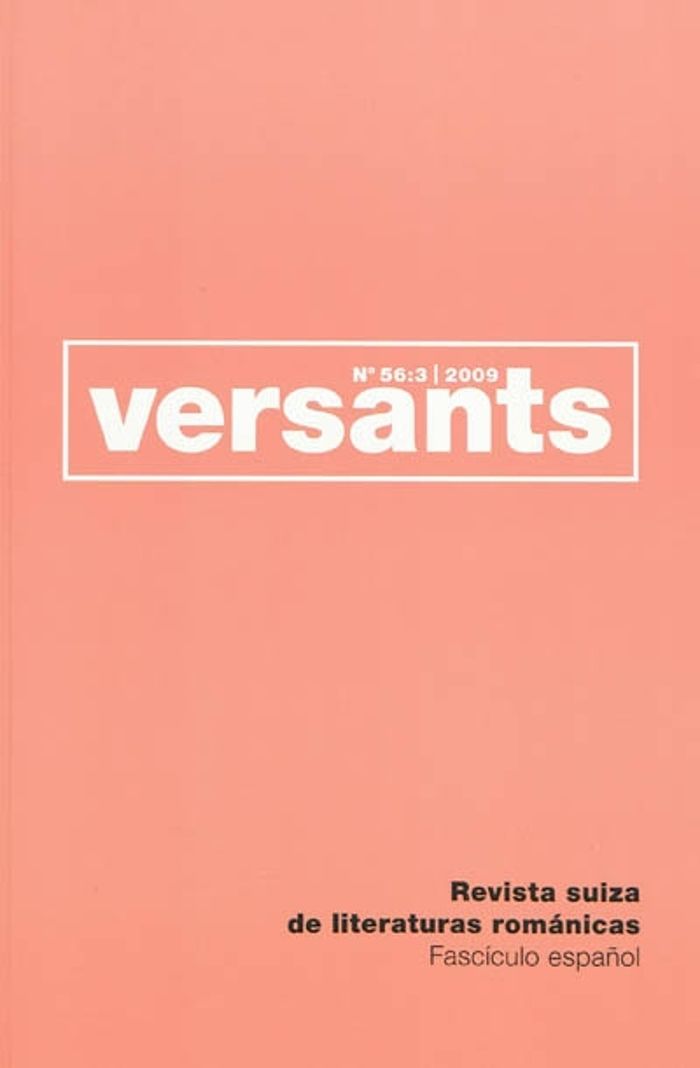Couverture du livre « REVUE VERSANTS N 56/3. FASCICULO ESPANOL. LITERATURA Y GUERRA. » de Collectif, librairie Les Contes Infusés à Corte