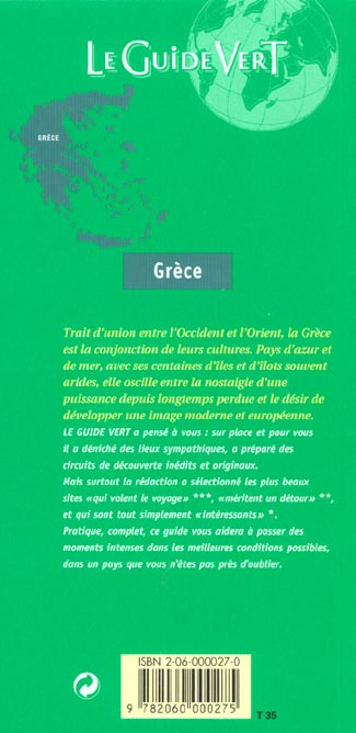 Quatrième de couverture de « GDE VERT GRECE »