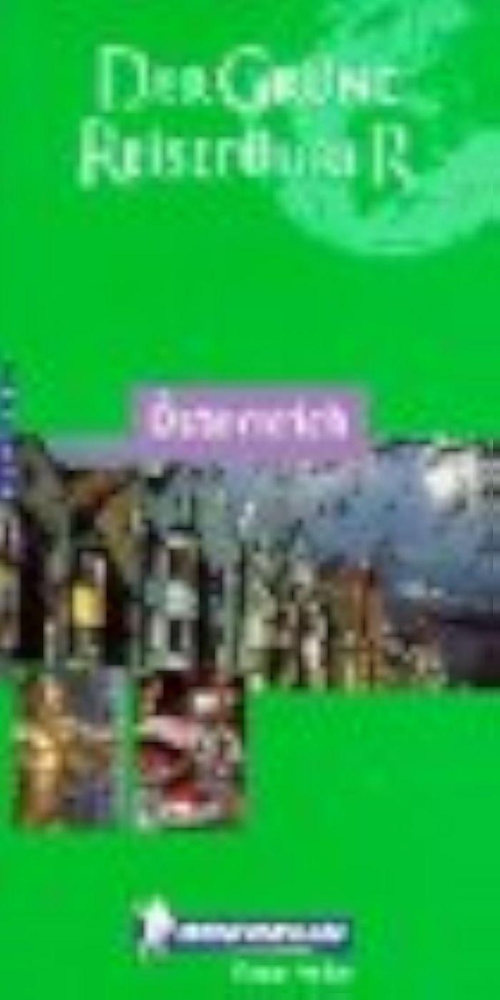 Couverture du livre « GDE VERT OSTERREICH (ALL.) » de Xxx, librairie Les Contes Infusés à Corte